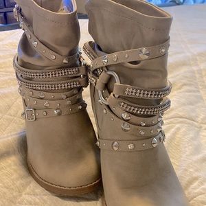 Not Rated high heeled booties.